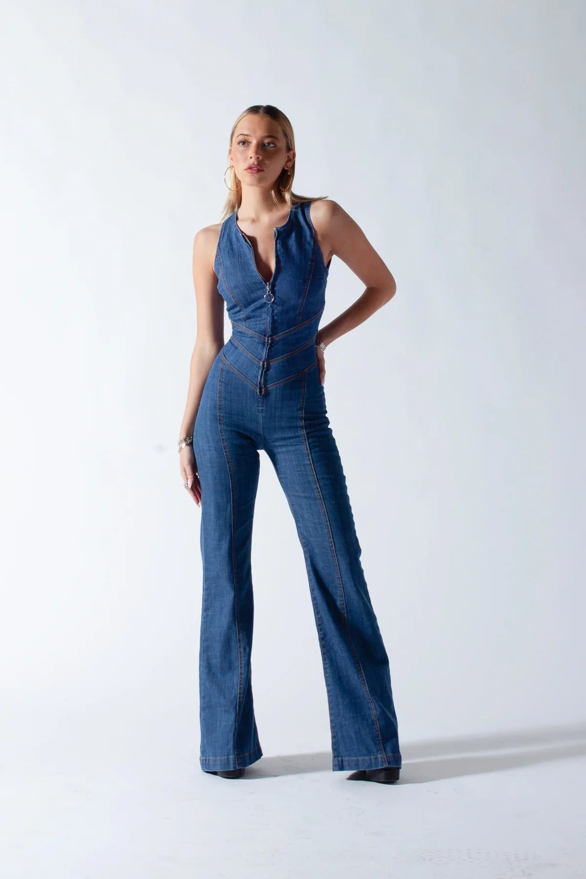 VintaGlow™ | Jumpsuit met hartenvorm